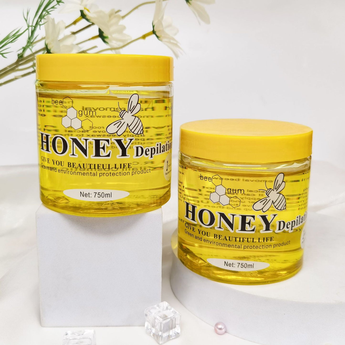 Wholesale 100% Natural Sugaring Body Waxing Honey Hair Removal Gel Sugar Wax