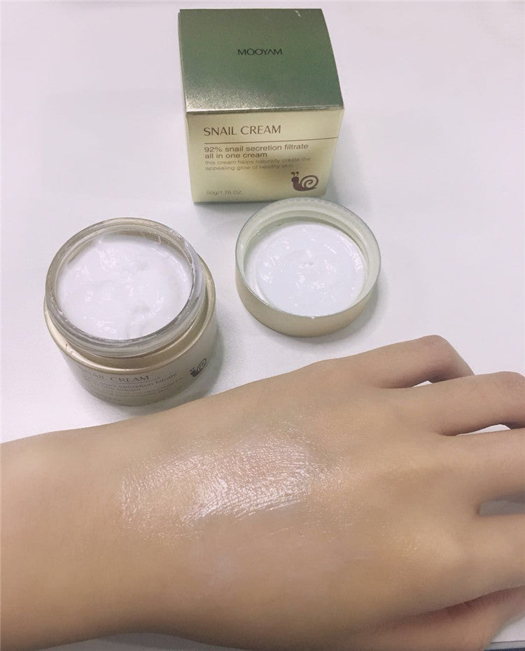 Private Label Moisturizing Night Moisturizer Vitamin C Brightening Snail Face Cream for Wrinkles