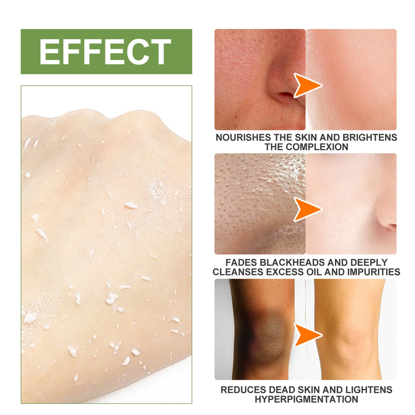 Private Label Purifying Exfoliating Peel Gel Moisturizing Deep Cleansing Face Gel Cream