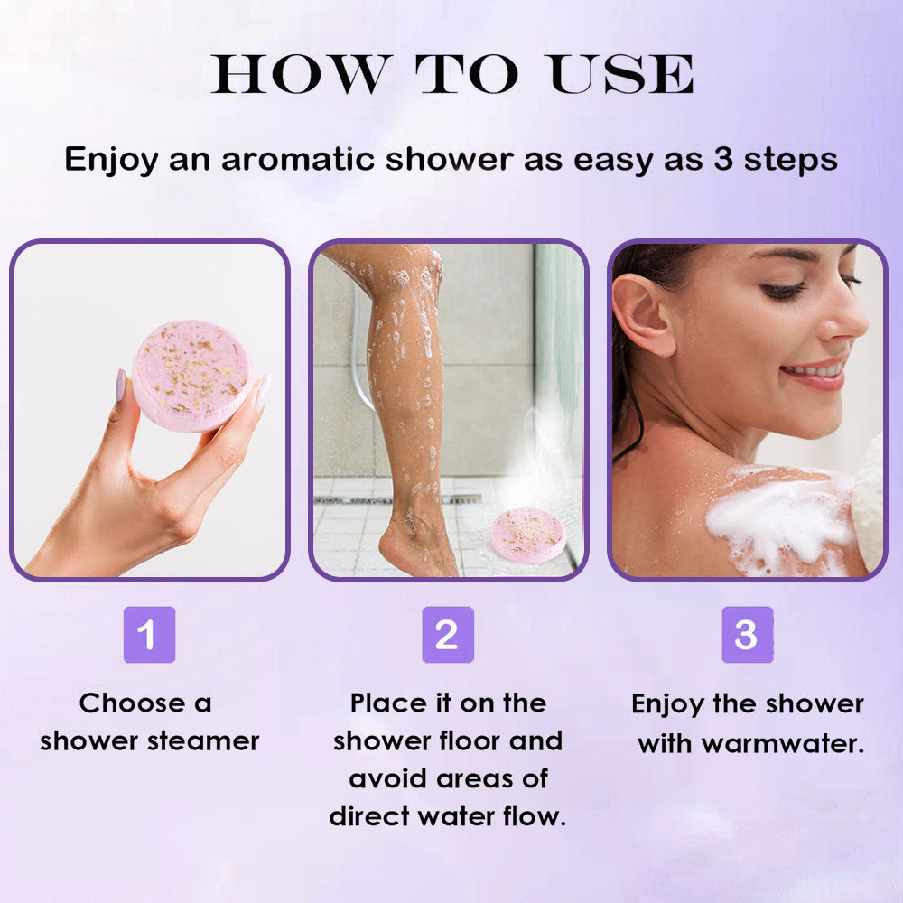 Wholesale Repairing Shower Steamers Purifying Lavender Bath Bombs for Spa