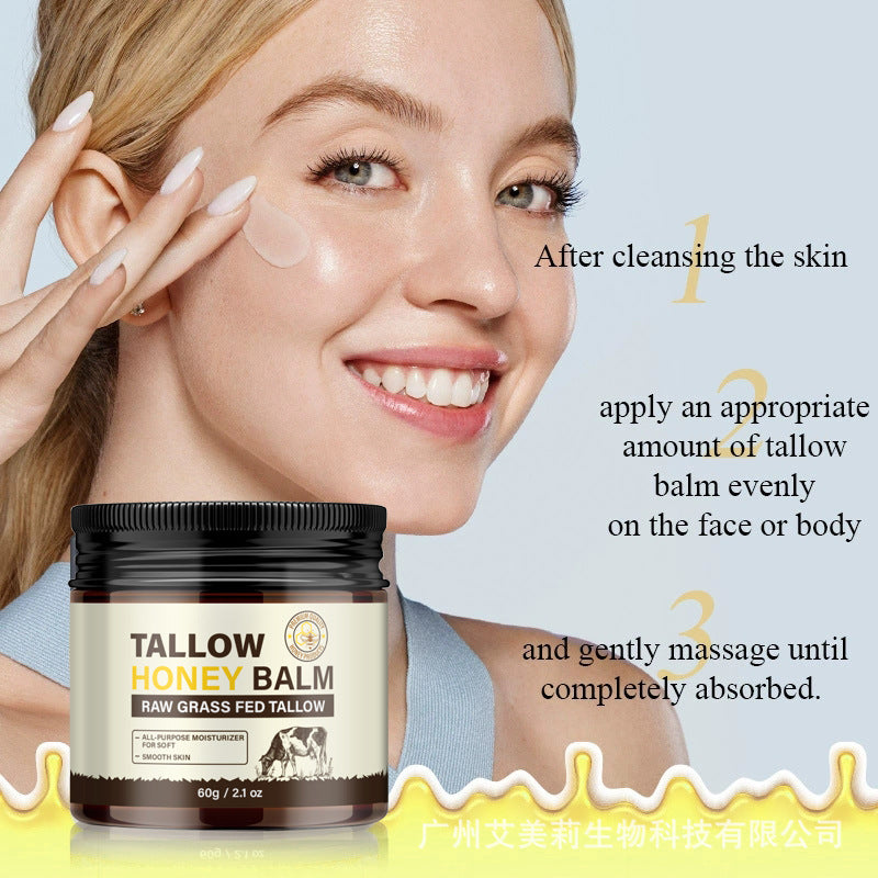 Wholesale Non-Greasy Tallow Balm for All Skin Types, Tallow Honey Balm with Natural Formula