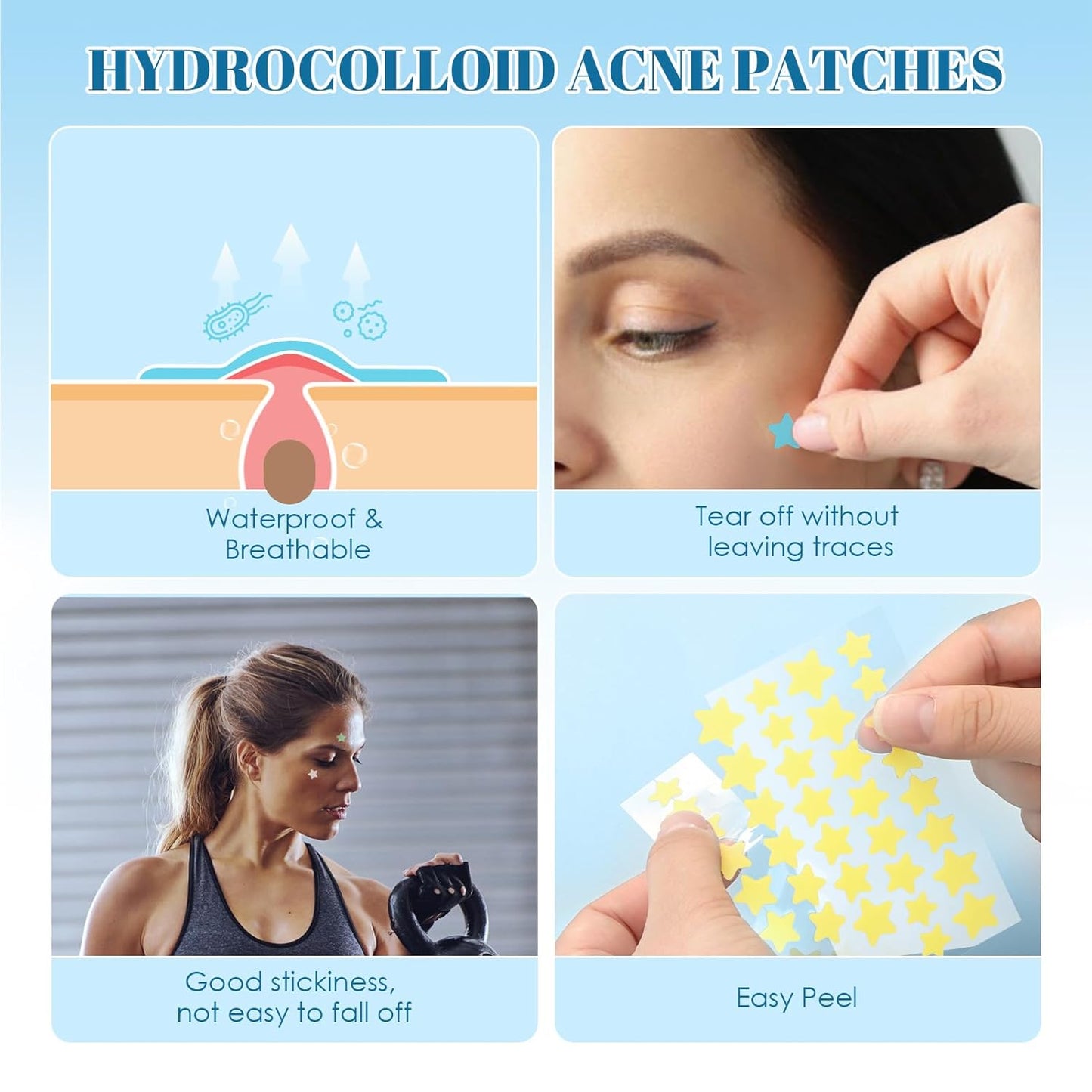 OEM Salicylic Acid Patch Colorful Acne Blemish Pimple Patches Acne Patch Sticker Supplier