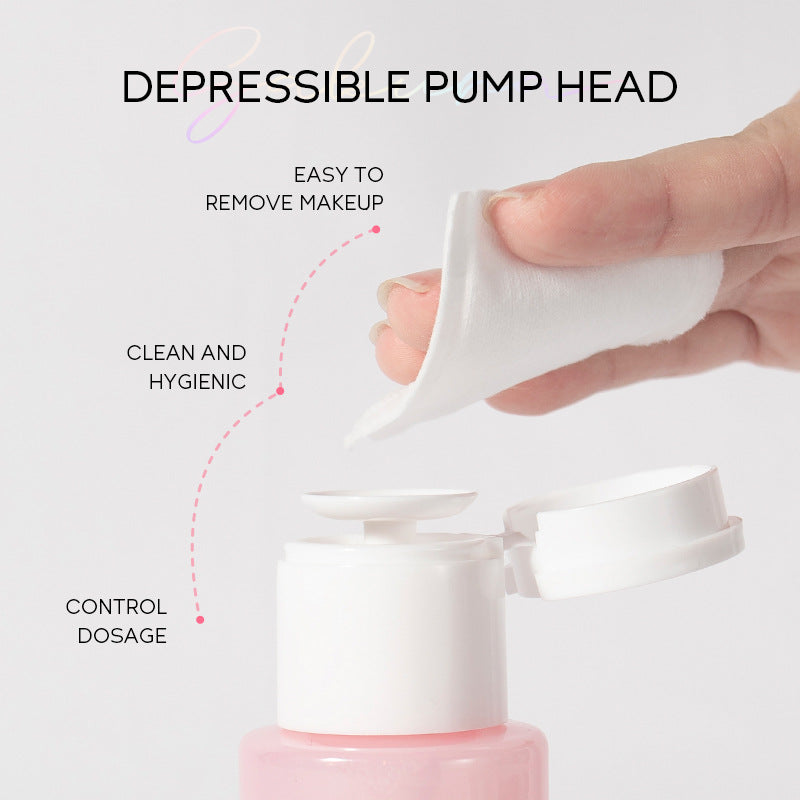 Private Label Soothing Sakura Makeup Remover Water With Pump Head