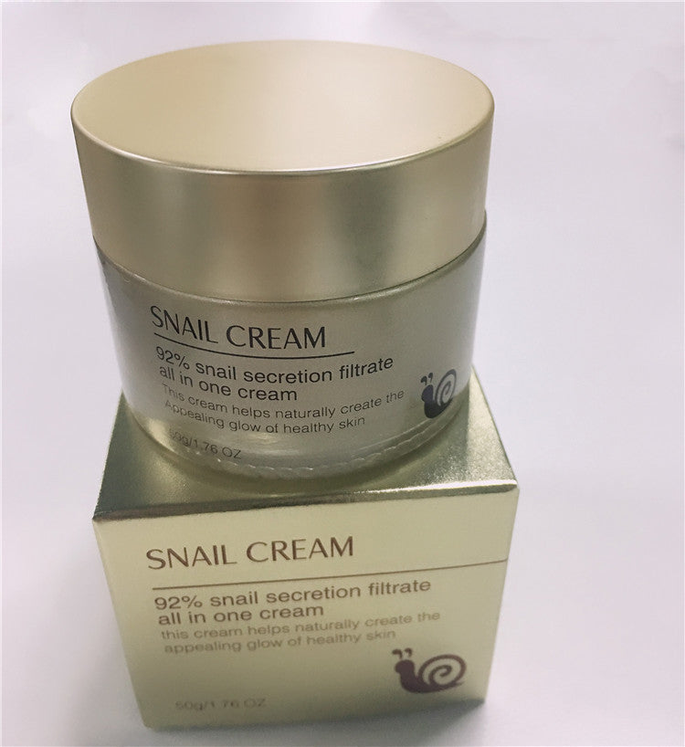 Private Label Moisturizing Night Moisturizer Vitamin C Brightening Snail Face Cream for Wrinkles
