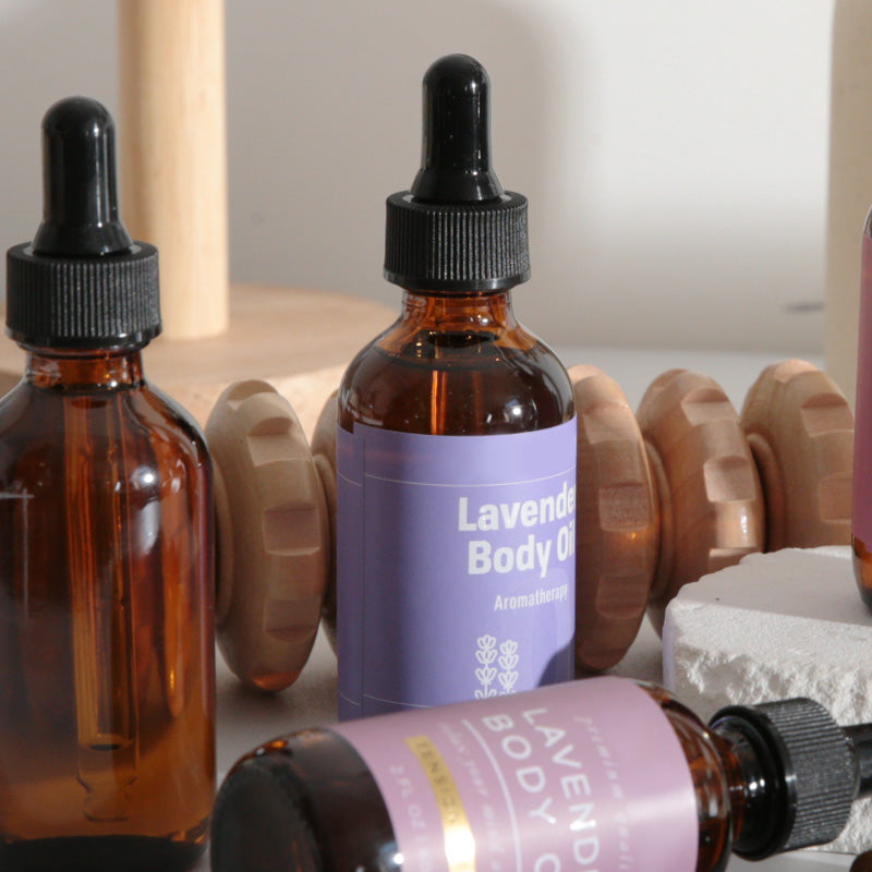 Pure Natural Steam Distilled Lavender Oil Blend Cold press Carrier Oil for Skin