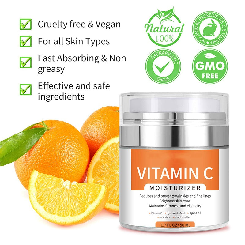 Wholesale Whitening Anti Wrinkle Face Cream Vitamin C Face Moisturizer for Dry Skin