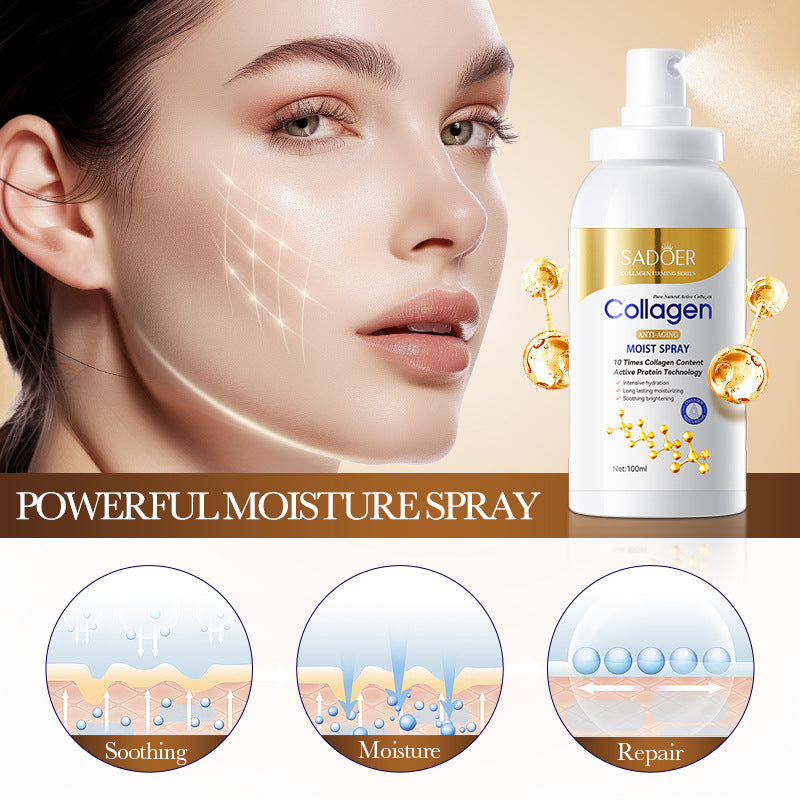 OEM Anti Aging Collagen Serum Spray for Face, Facial Mist for All Skin Types