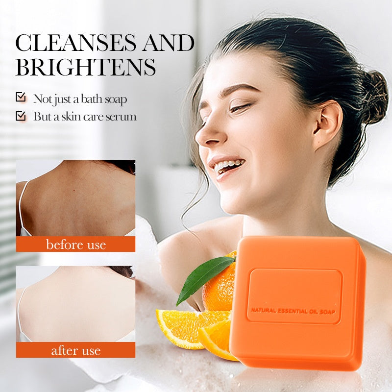 Wholesale Handcrafted Natural Artisan Soap Organic Whitening Orange Essential Oil Soap
