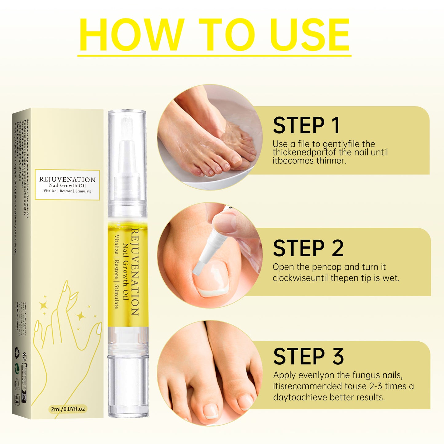 Hot Sale Softener Moisturizing Moist Nail Treatment Protection Cuticle Oil Nail Nutrition Oil Pen