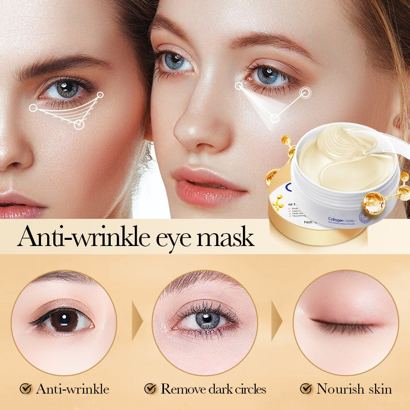 OEM Reduce Dark Circles Anti-wrinkle Moisturizing Collagen Gel Under Eye Mask
