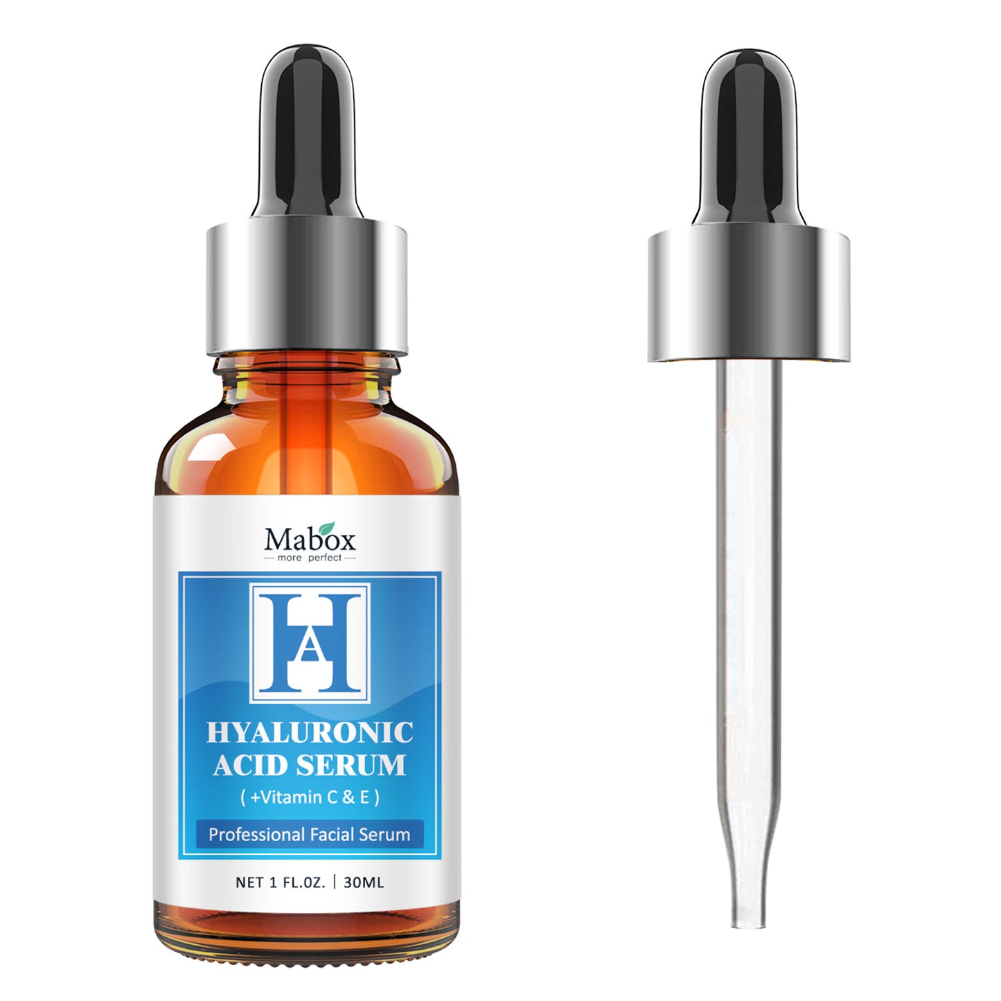 Free Design Brightening Facial Serum Vitamin C Nourishing Hyaluronic Acid Serum for Face