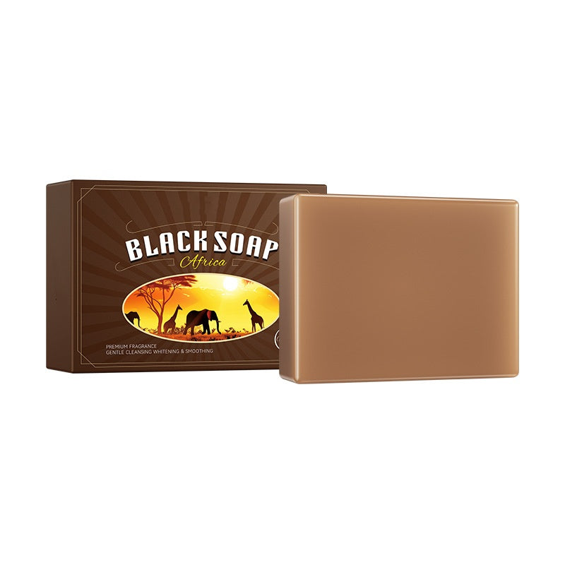 OEM Clears Impurities Skin Smooth Firm Anti Acne Face Soap Gentle Cleansing Smoothing Black Soap