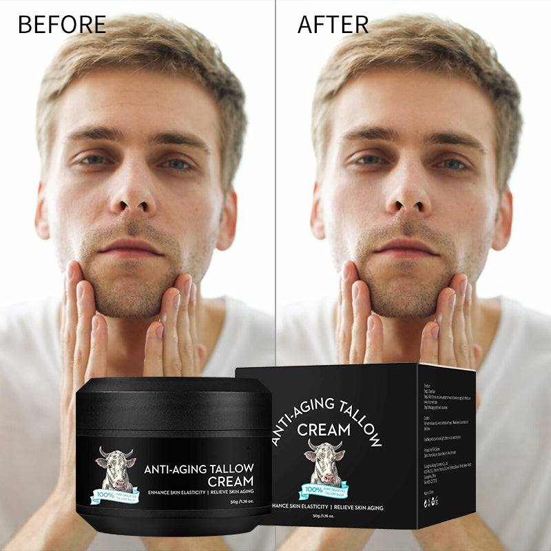 Factory Price Firming Tallow Moisturizer Anti-aging Beef Tallow Face Cream for Men