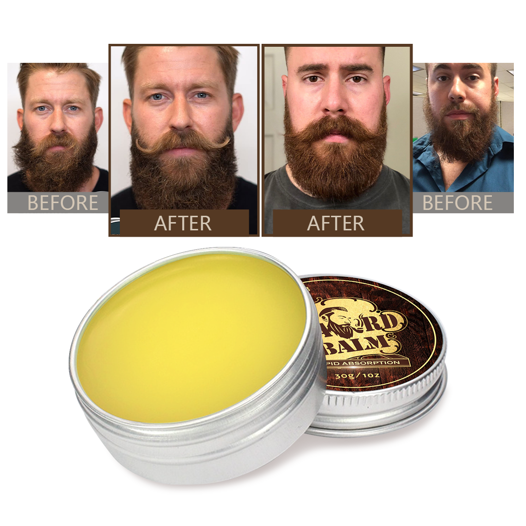 Private Label Beard Care Conditioner Deep Moisturizing and Softer Beard Wax Natural Beard Balm for Men