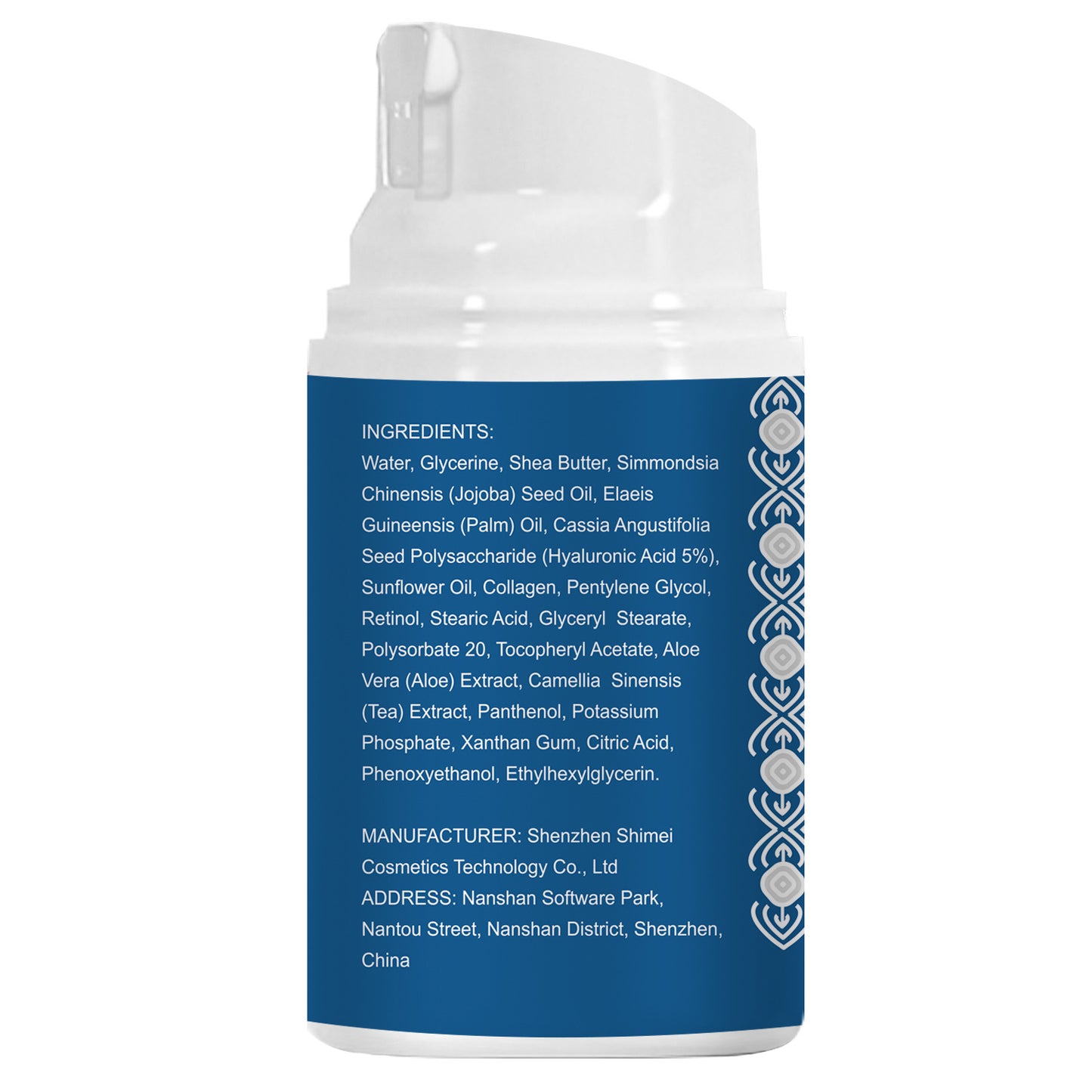 Anti Aging Retinol Moisturizing Face Cream Nourishing Collagen Facial Lotion Supplier