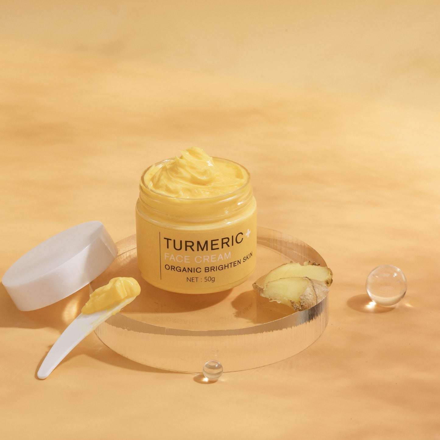 OEM Anti-aging Anti Oxidant Turmeric Cream Brightening Face Moisturizer for Dry Skin
