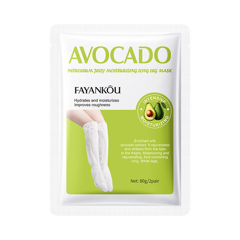 OEM Moisturizing Exfoliating Foot Peel Mask Hydration Treatment Avocado Feet Peeling Mask