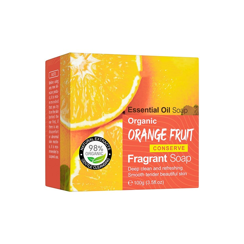 Wholesale Handcrafted Natural Artisan Soap Organic Whitening Orange Essential Oil Soap