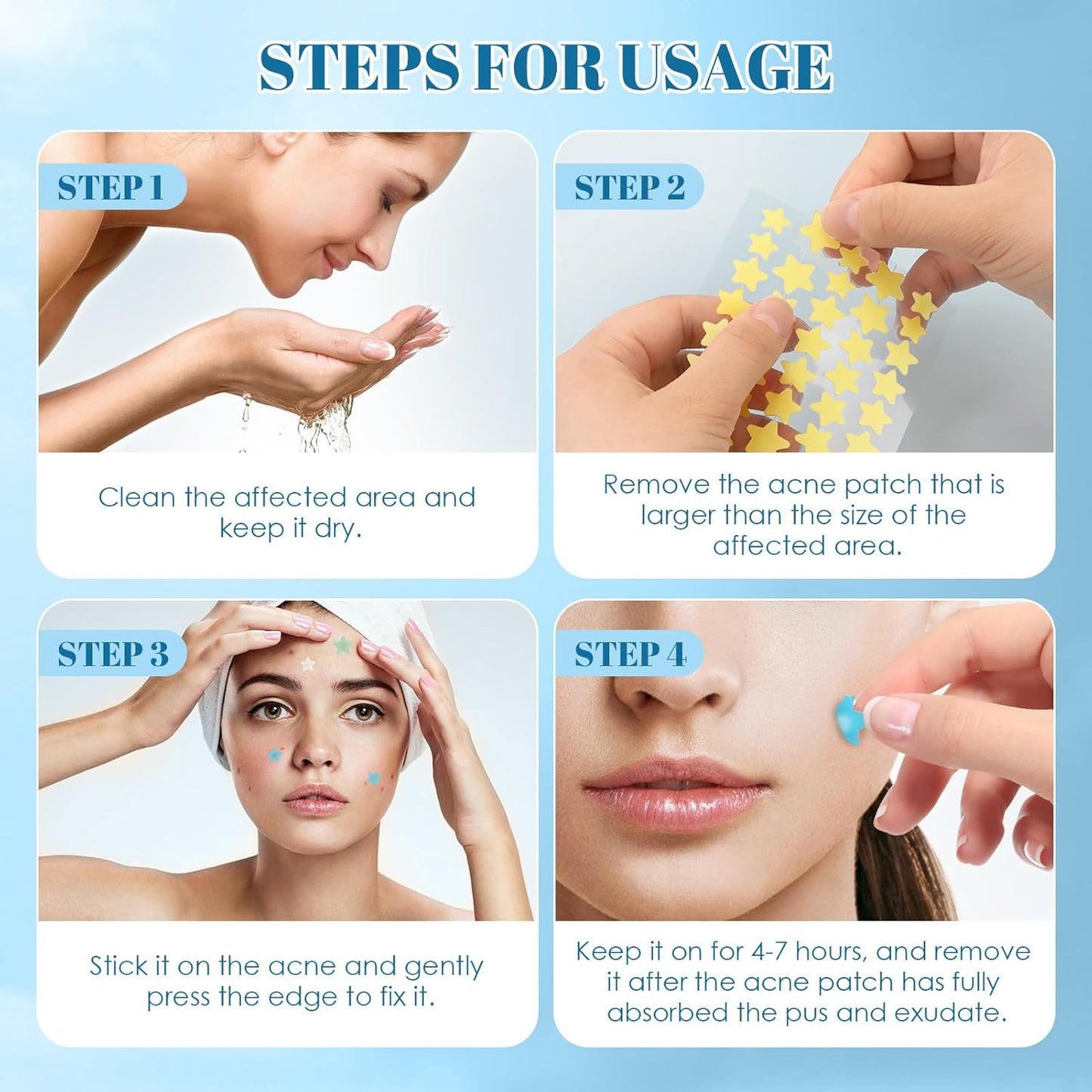 OEM Salicylic Acid Patch Colorful Acne Blemish Pimple Patches Acne Patch Sticker Supplier