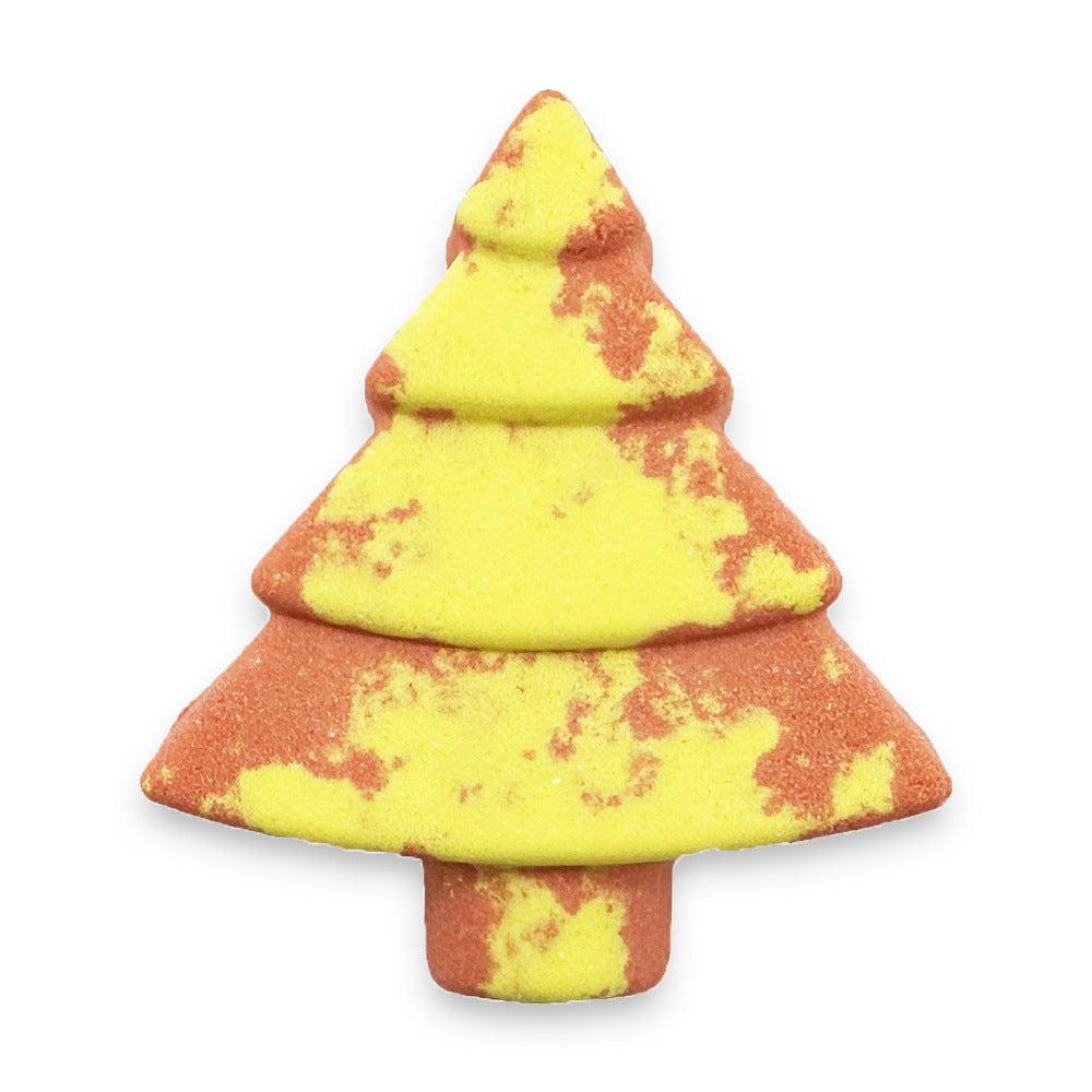Customized 6pcs Pack Bath Fizzer Tree and Snoman Christmas Bath Bomb Kits