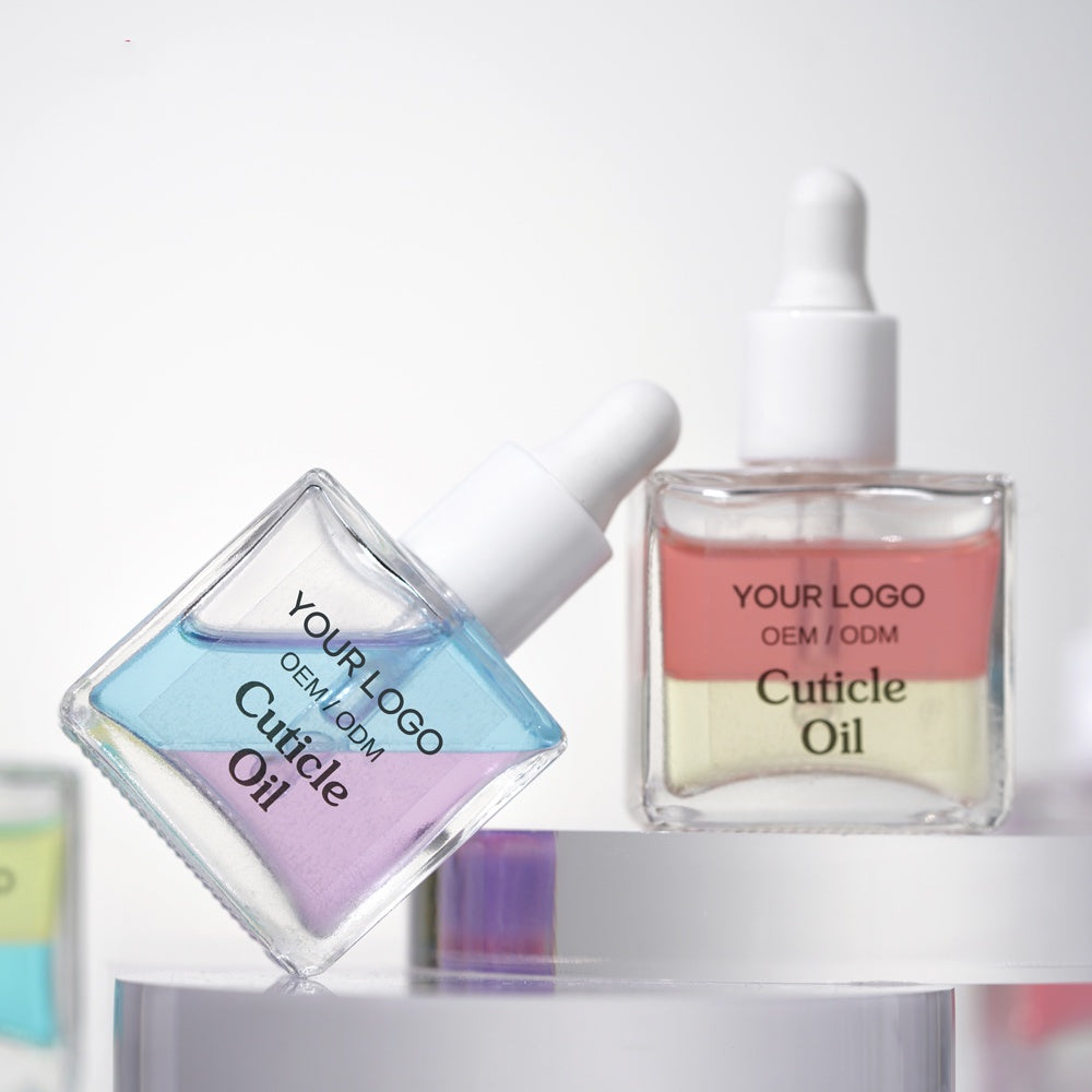 OEM Nutrition Vegan Oil Cuticle Nail Care Nourish Repair Finger Dual-Colored Cuticle Oil Set