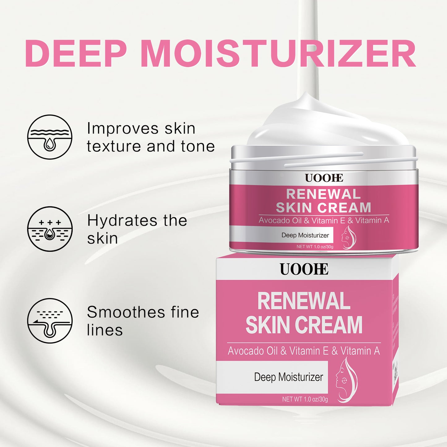 Hydrating Skin Smoothing Moisturizer Reduce Fine Lines Renewal Skin Face Cream Manufacturer