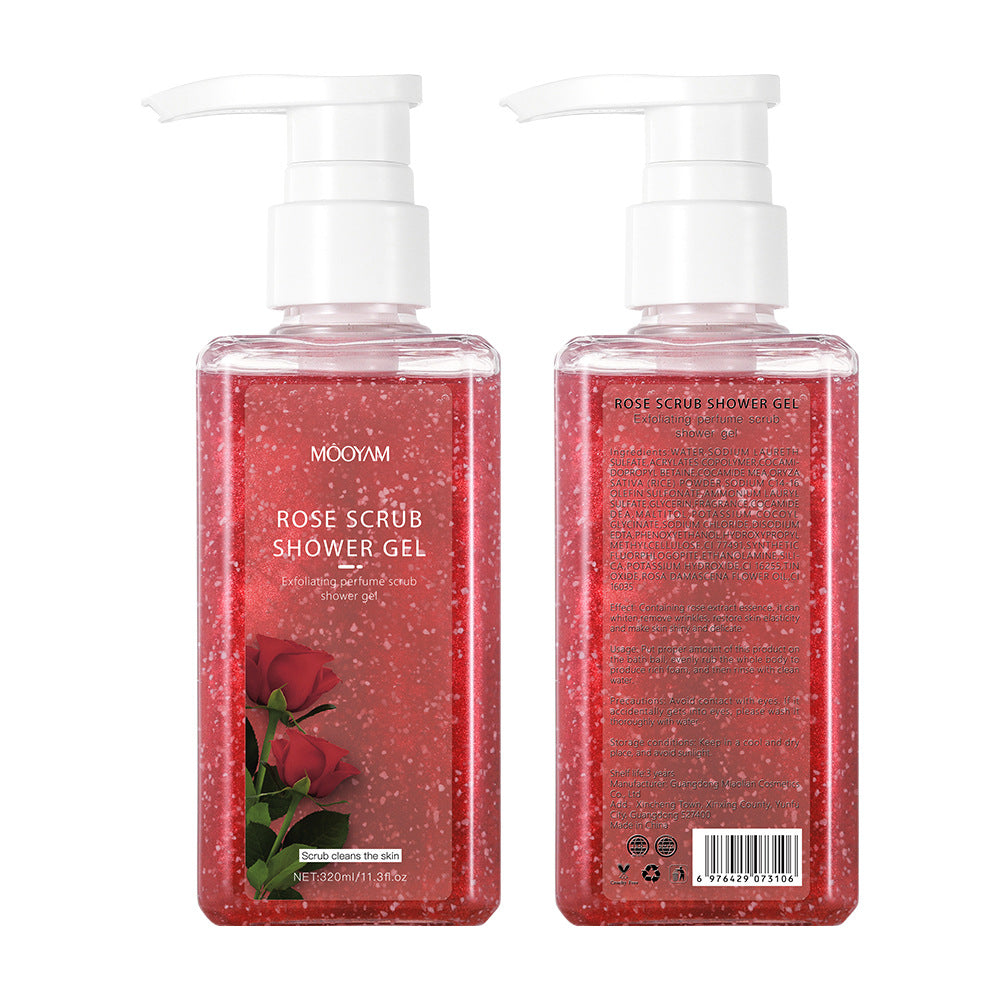 OEM Brightening Balancing Shower Gel Purifying Rose Milk Body Wash