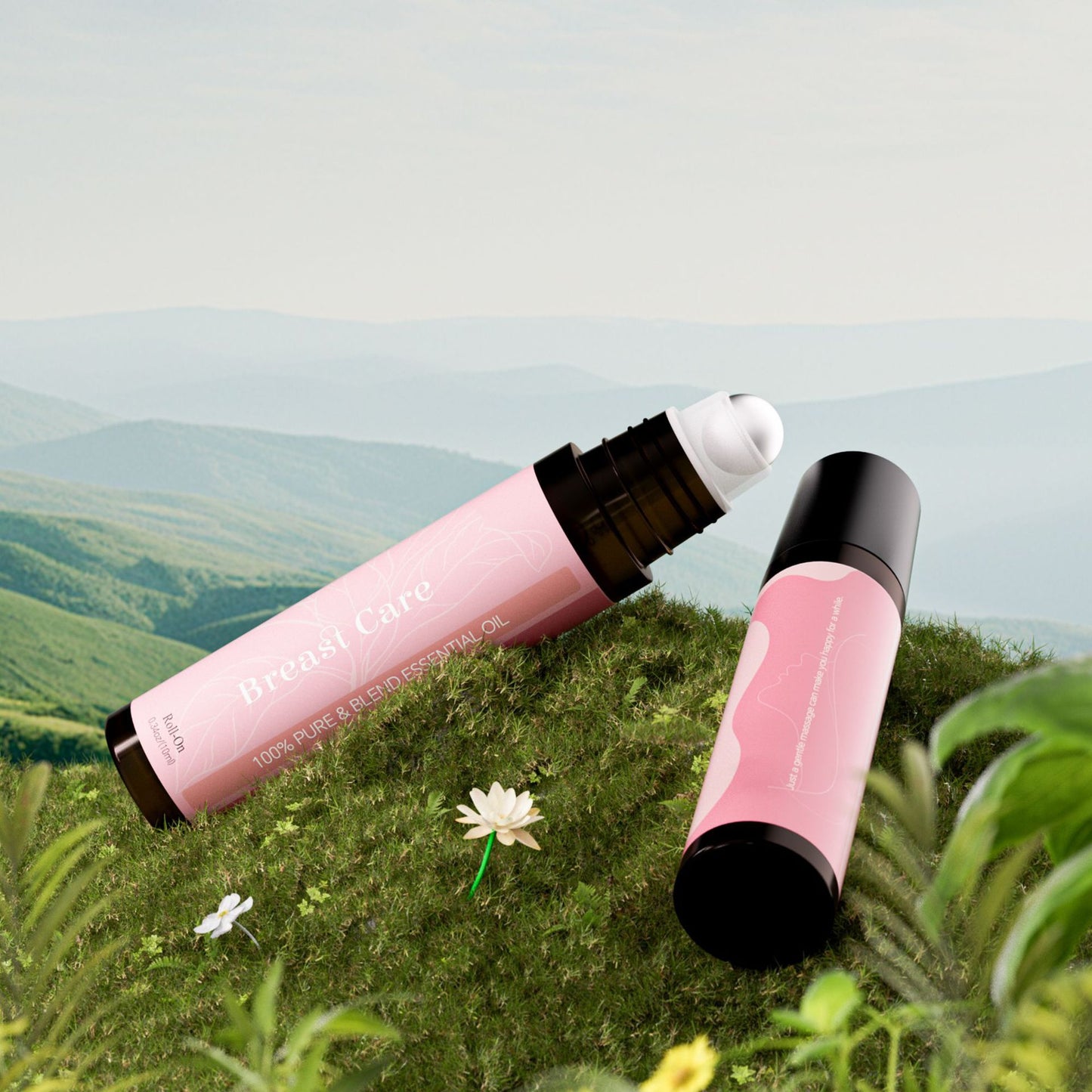 OEM Breast Plump Roller Essence Oil Blend Botanical Massage Oil For Chest Enlarge