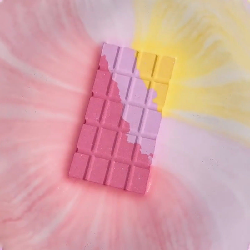 New Arrival Relaxing Bubble Bath Balm SPA Gift Chocolate Rainbow Bath Bombs for Sensitive Skin