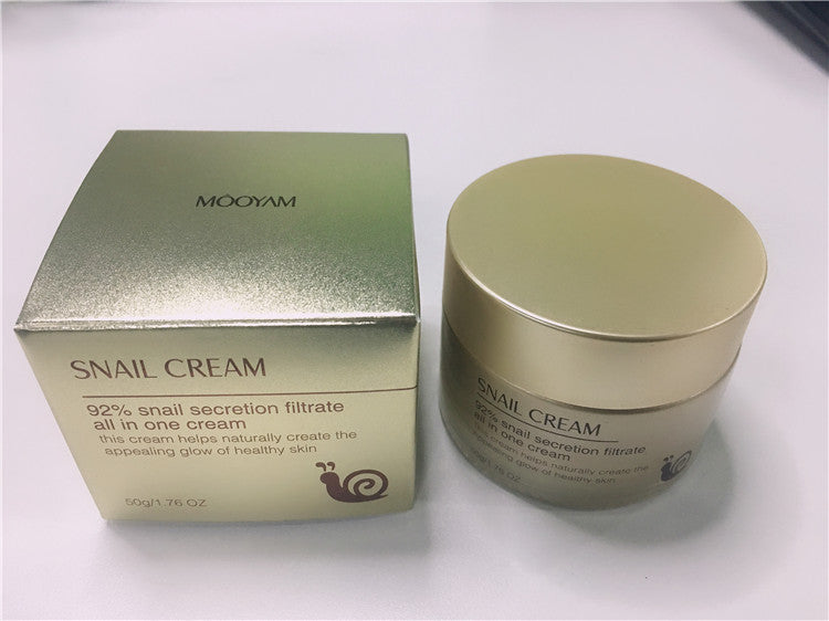 Private Label Moisturizing Night Moisturizer Vitamin C Brightening Snail Face Cream for Wrinkles