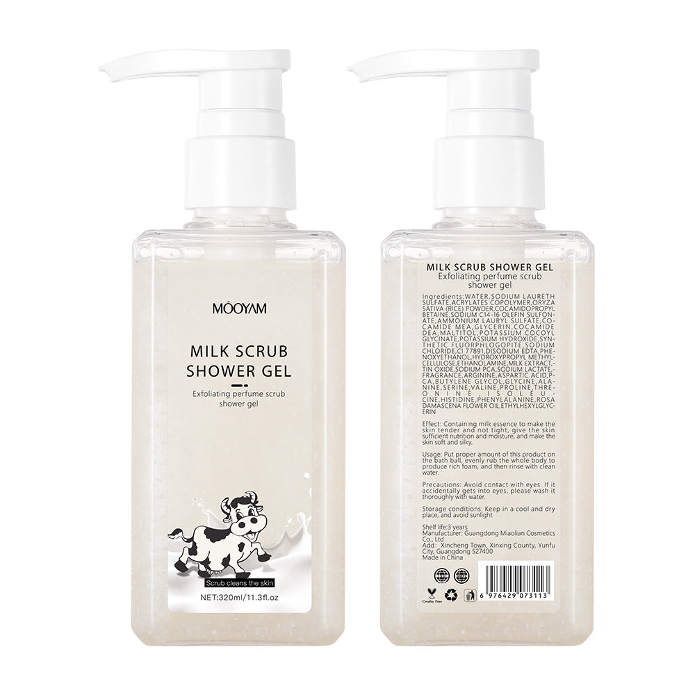 OEM Brightening Balancing Shower Gel Purifying Rose Milk Body Wash