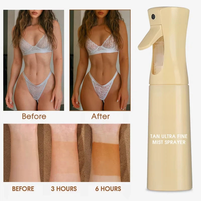 Wholesale Paraben-free Hydrating Fast Drying Tan Ultra Fine Mist Sprayer