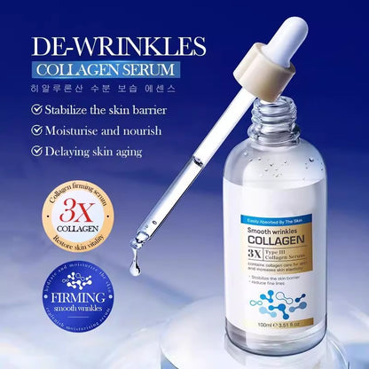 OEM Smooth Anti Wrinkles Collagen Serum, Firming Hydrating Collagen Booster for Face