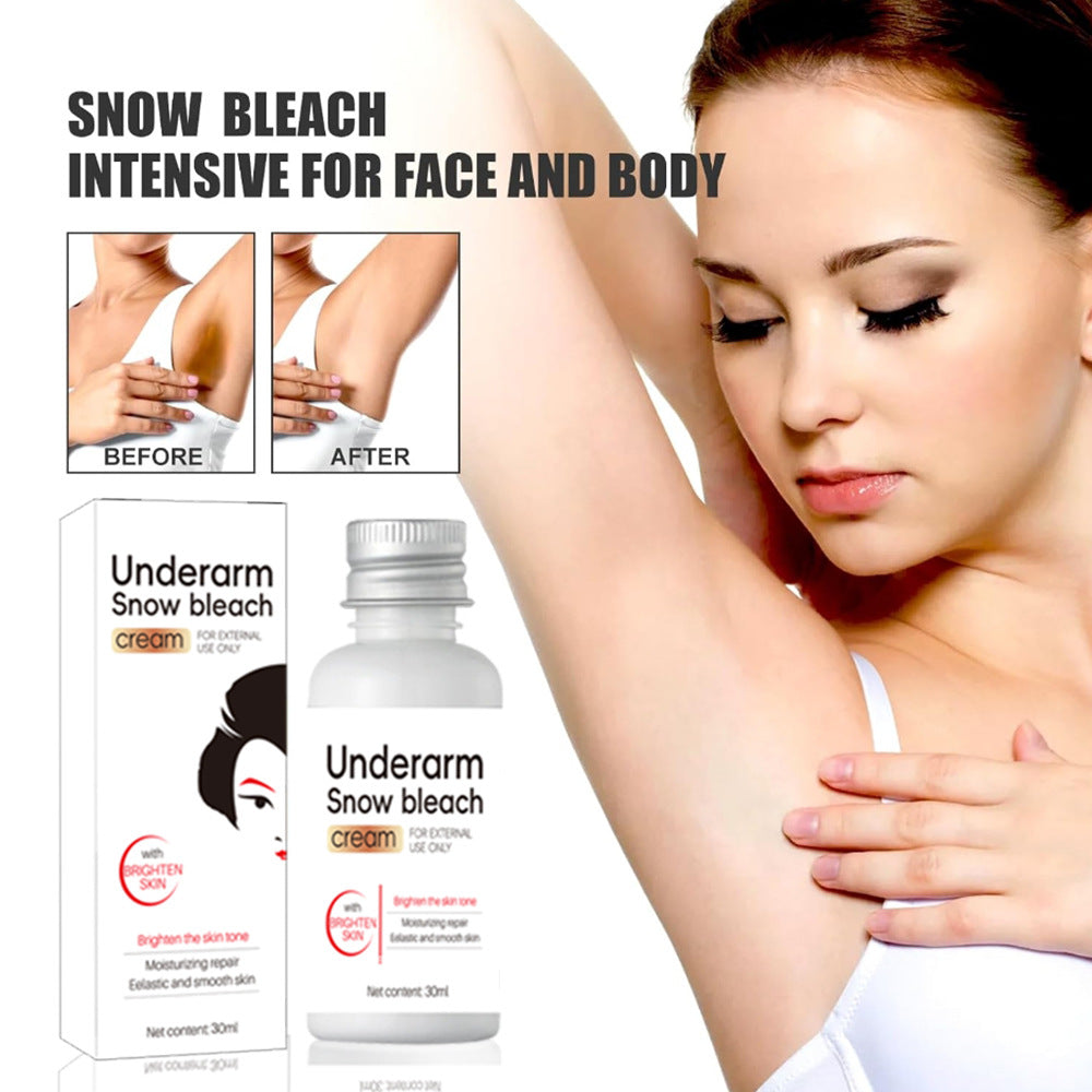 Private Label Snow Bleach Cream For Private Part Underarm Whitening Snow Bleach Lotion For Body