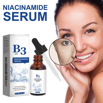 OEM Natural B3 Niacinamide Serum For Face Anti Aging, Facial Serum to Reduce Fine Lines, Dark Spots
