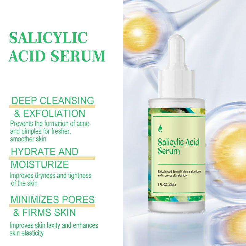 OEM Acne Spot Treatment Salicylic Acid Serum, Soothing Redness, Clearing Oil Skin Care for Teens & Adults