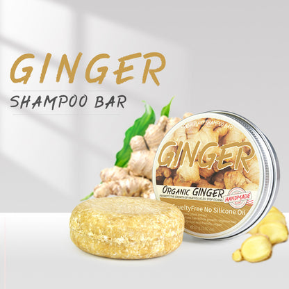 Wholesale Handmade Organic Ginger Hair Shampoo Bar Soap 60g Shampoo Bars