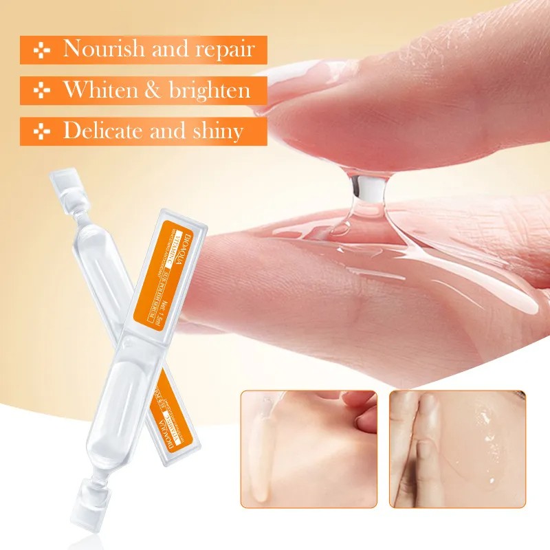 OEM Whitening Moisturizing Vitamin C Face Serum Ampoules, Facial Serum for Wrinkles & Dark Spots,Hydrating & Glowing