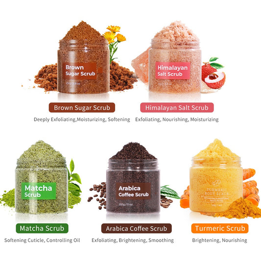 Support customization Deeply Cleansing Body Sugar Scrub Natural Moisturizing Whitening Body Scrub