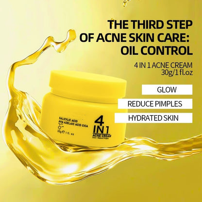 OEM Oil Control Salicylic Acid Facial Skin Care Set for Oily Skin, Reduces Acne, Blackheads & Blemishes