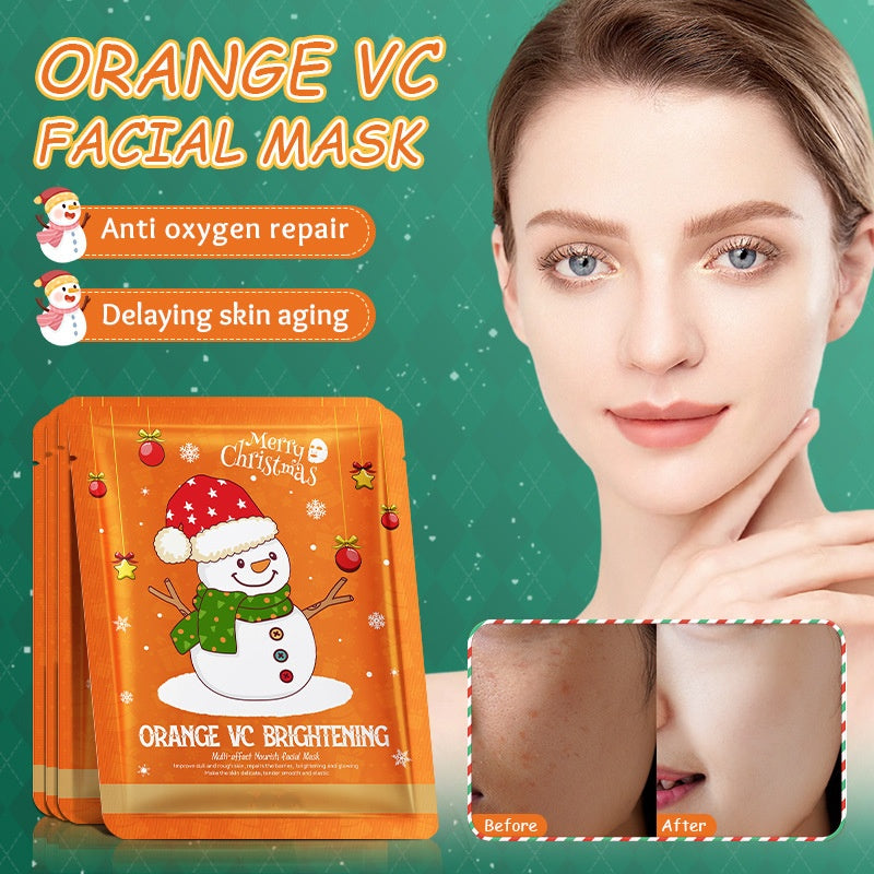 Whitening Hydrating Organic Facial SheetMask Hyaluronic Beauty Face Moisturizing Facial Mask Sheet For Christmas