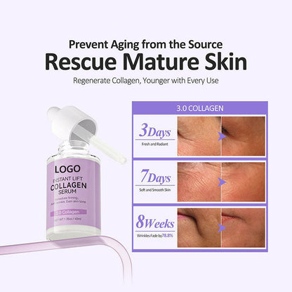 OEM Instant Lift Collagen Serum, Lifting and Reducing Wrinkles, Smoothing Fine Line