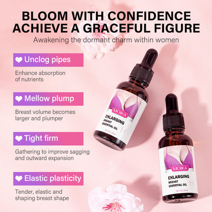 OEM Natural Bust Lifting Firming Breast Enhancement Oil for Reshaping, Quick Growth Breast Enlargement Oil