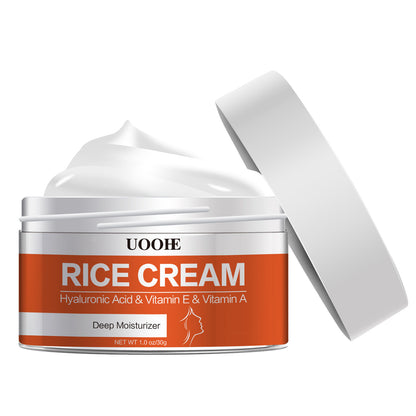 Wholesale High Moisturizing Face Moisturizer Whitening Rice Cream For Dry Skin