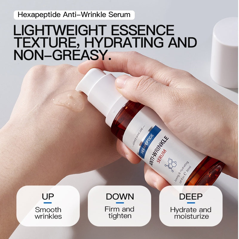OEM Deeply Moisturizing Hexapeptide Anti Wrinkle Serum, Firming and Hydrating