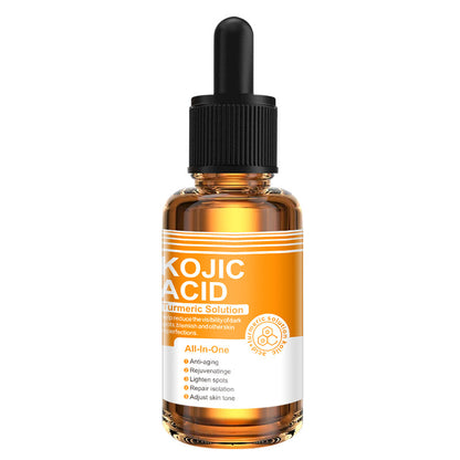 Professional Dark Spots Corrector Kojic Acid Turmeric Serum Supplier, Evens Skin Tone, Anti Wrinkle Fine Lines, Firm Skin