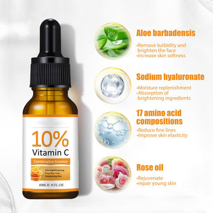 OEM Moisturizing Brightening Vitamin C Facial Serum, Rejuvenate Dull Skin, Hydrating, Promotes Brighter