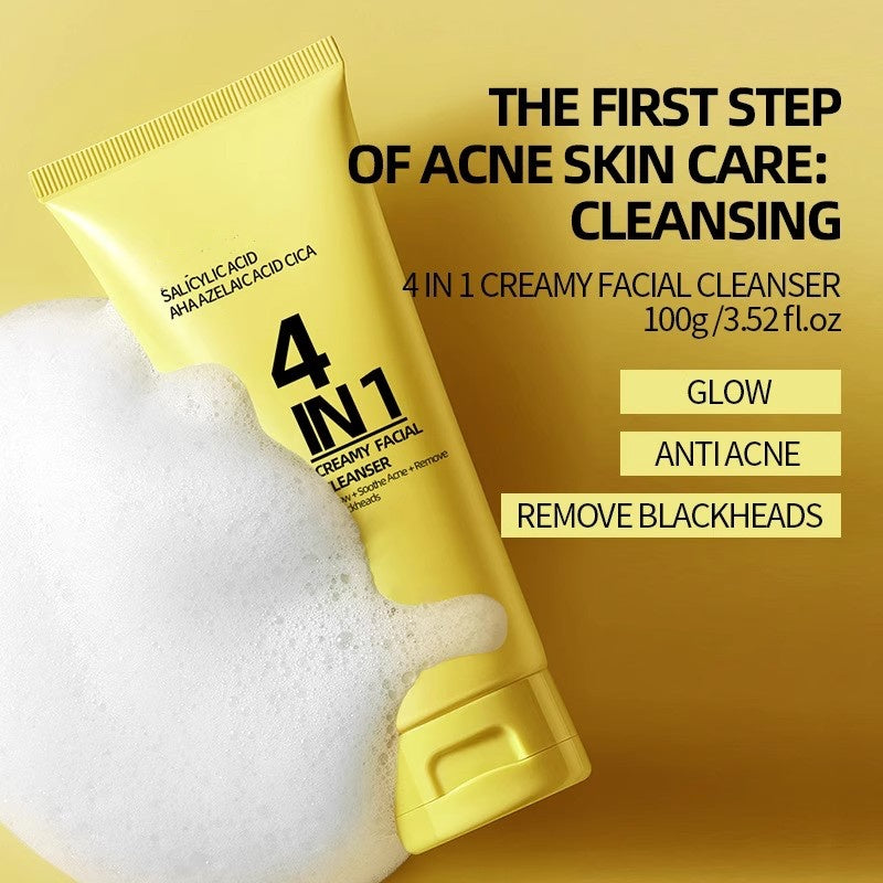 OEM Oil Control Salicylic Acid Facial Skin Care Set for Oily Skin, Reduces Acne, Blackheads & Blemishes