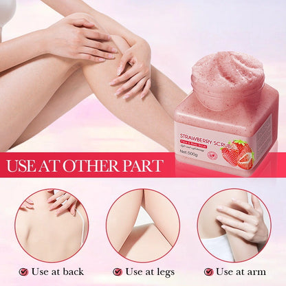 ODM/OEM Exfoliating Skin Care Strawberry Scrub Whitening Rejuvenating Face And Body Scrub