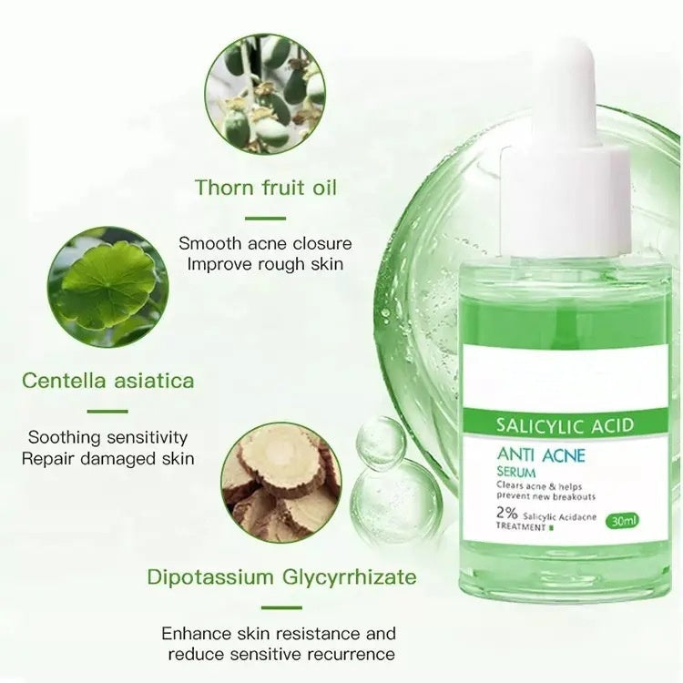 OEM Deep Cleans Pores Oil Control Salicylic Acid Serum for Acne Blackheads Supplier